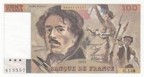 France 100 Francs - Delacroix - 1989 - Serial U.148