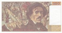 France 100 Francs - Delacroix - 1989 - Serial U.148