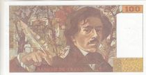 France 100 Francs - Delacroix - 1990 - Serial G.135