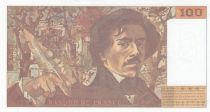 France 100 Francs - Delacroix - 1991 - Serial H.287