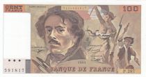 France 100 Francs - Delacroix - 1991 - Serial P.287