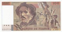 France 100 Francs - Delacroix - 1995 - Serial A.295