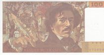 France 100 Francs - Delacroix - 1995 - Serial L.290