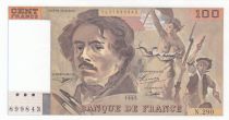 France 100 Francs - Delacroix - 1995 - Serial N.290