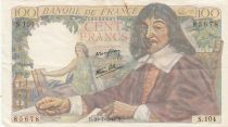 France 100 Francs - Descartes - 20-07-1944 - Série S.104