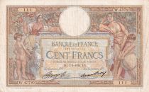 France 100 Francs - Luc Olivier Merson - 01-03-1934 - Serial W.43723