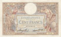 France 100 Francs - Luc Olivier Merson - 01-08-1935 - Série N.49111