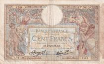 France 100 Francs - Luc Olivier Merson - 02-12-1937 - Série V.56108