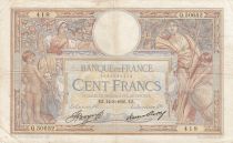 France 100 francs - Luc Olivier Merson - 06-08-1936 - Serial Q.50652