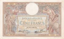 France 100 Francs - Luc Olivier Merson - 12-05-1938 - Série F.59140