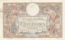 France 100 francs - Luc Olivier Merson - 15-04-1937 - Serial W.53709