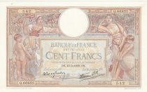 France 100 Francs - Luc Olivier Merson - 19-05-1939 - Serial Q.66825