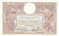 France 100 Francs - Luc Olivier Merson - 19-05-1939 - Serial W.66918