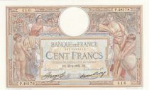 France 100 Francs - Luc Olivier Merson - 25-04-1935 -  Serial P.48178