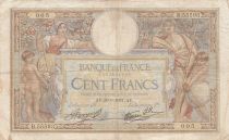 France 100 Francs - Luc Olivier Merson - 30-09-1937 - Série B.55593