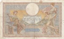 France 100 francs - Luc Olivier Merson modified - 09-12-1937 - Serial W.56179