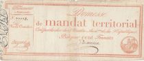 France 100 francs - Mandat Territorial sans série - 1796 - TB+