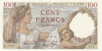 France 100 Francs - Sully - 09-01-1941 - Serial K.17737