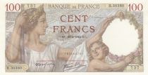 France 100 Francs - Sully - 23-04-1942 - Serial H.30380