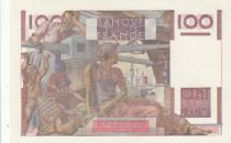 France 100 Francs - Young Farmer - 03-12-1953 - Serial E.569