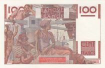 France 100 Francs - Young Farmer - 11-07-1946 - Serial Q.68