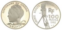 France 100 Francs Arletty - 100 years of Cinema - 1995 Proof