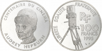 France 100 Francs Audrey Hepburn - 100 years of Cinema - 1995 Proof