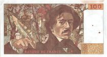 France 100 Francs Delacroix - 1978 Serial A.7 - XF