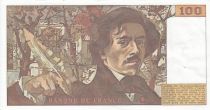 France 100 Francs Delacroix - 1978 Serial L.9 - Small watermark