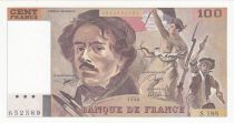 France 100 Francs Delacroix - 1990 - Serial S.188 - aUNC