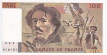 France 100 Francs Delacroix - 1993 Serial O.210