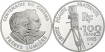 France 100 Francs Frères Lumière - 100 years of Cinema - 1995 Proof