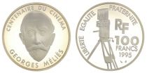 France 100 Francs Georges Mélies - 100 years of Cinema - 1995 Proof