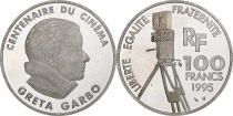 France 100 Francs Greta Garbo - 100 years of Cinema - 1995 Proof