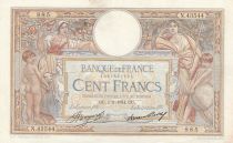 France 100 Francs Luc Olivier Merson - 01-03-1934 -  Serial N.43544