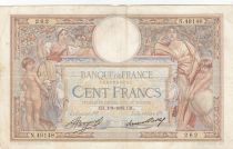 France 100 Francs Luc Olivier Merson - 01-08-1935 -  Serial N.49148