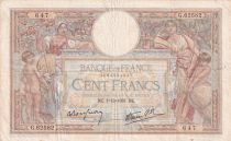 France 100 Francs Luc Olivier Merson - 01-12-1938 - Serial G.62582