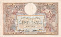 France 100 Francs Luc Olivier Merson - 02-02-1933 -  Serial A.39056