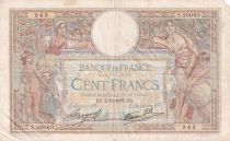 France 100 Francs Luc Olivier Merson - 02-12-1937 - Serial S.56069