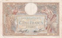 France 100 Francs Luc Olivier Merson - 02-12-1937 - Serial Z.56075