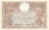 France 100 Francs Luc Olivier Merson - 05-07-1934 -  Serial G.45230