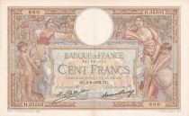 France 100 Francs Luc Olivier Merson - 09-06-1932 -  Serial H.35535