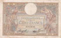 France 100 Francs Luc Olivier Merson - 09-09-1937 -  Serial S.55546