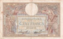 France 100 Francs Luc Olivier Merson - 09-09-1937 -  Serial Y.55536