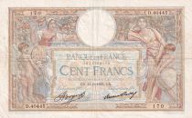 France 100 Francs Luc Olivier Merson - 11-05-1933 -  Serial D.40445