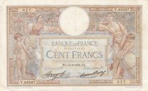 France 100 Francs Luc Olivier Merson - 14-06-1934-  Serial Y.45047