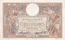 France 100 Francs Luc Olivier Merson - 14-12-1933 -  Serial B.42219