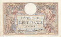 France 100 Francs Luc Olivier Merson - 18-01-1934-  Serial L.42855