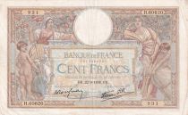 France 100 Francs Luc Olivier Merson - 22-09-1938 - Serial H.60620