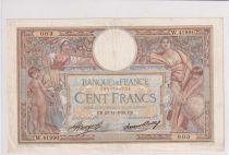 France 100 Francs Luc Olivier Merson - 23-12-1933 -  Serial W.41990